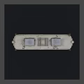 Vintage Blue White Tram With Rusty Exterior 305 Sign And Headlights