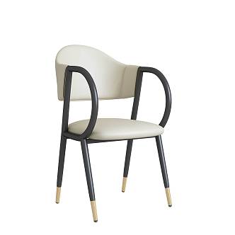 Minismal Restaurant Dining Chair 3d model