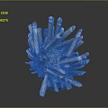 Sea Urchin With Spherical Body And Brown Pink Tentacle Like Appendages