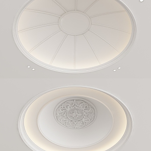 European-style ceiling 3d model