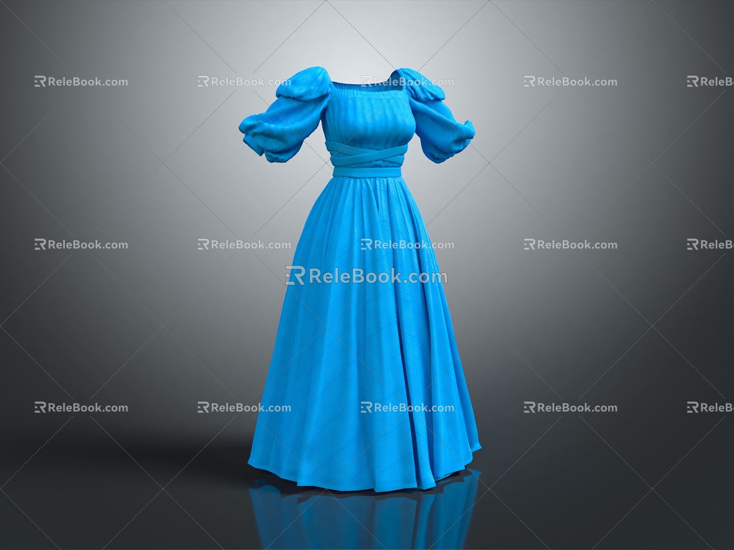 Modern Skirt dress 3d model