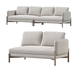 Modern combination sofa 3d model