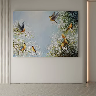 decorative painting 3d model