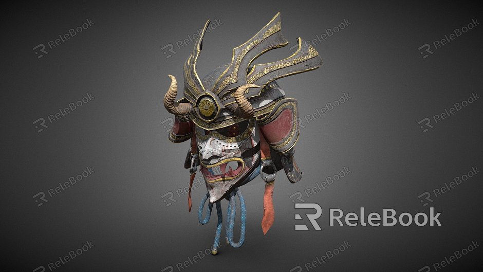 Weapon Samurai Helmet model