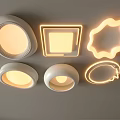 Modern Stylish Ceiling Lights Featuring Oval Square Circular And Irregular Shapes With LED Lighting