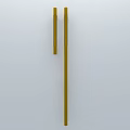 Modern handle drill type decorative handle 3d model