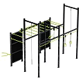 LAMFIT Multifunctional Sports Training Equipment With Rings Pull Up Bars And Climbing Rails