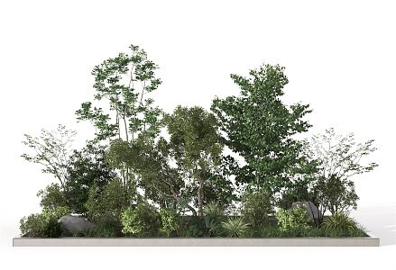 Modern Plant Green Plant Heap 3d model