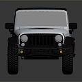 White Off Road SUV With Black Roof And Blue Wheels Rugged Exterior Design