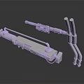 Industrial Metal Equipment With Cylindrical Structure And Connecting Tubes