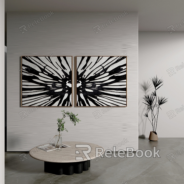 New Chinese Decorative Painting Abstract Decorative Painting model