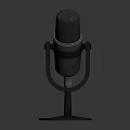 Vintage Design Desktop Microphone With Metal Stand For Professional Audio Use