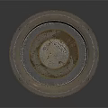 Industrial Metal Equipment Component Featuring Cylindrical Hollow Structure And Textured Surface