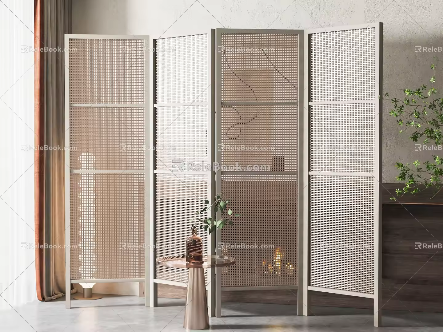 Modern Screen Screen Partition 3d model