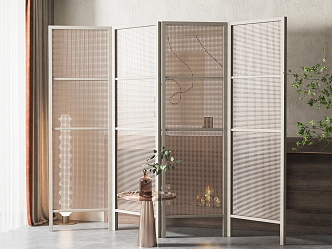 Modern Screen Partition 3d model