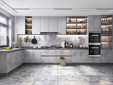 Modern Kitchen 3d model