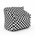 Single sofa 3d model