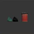 Multi Colored Storage Barrels And Bags As Practical Equipment In Green Red Blue Black