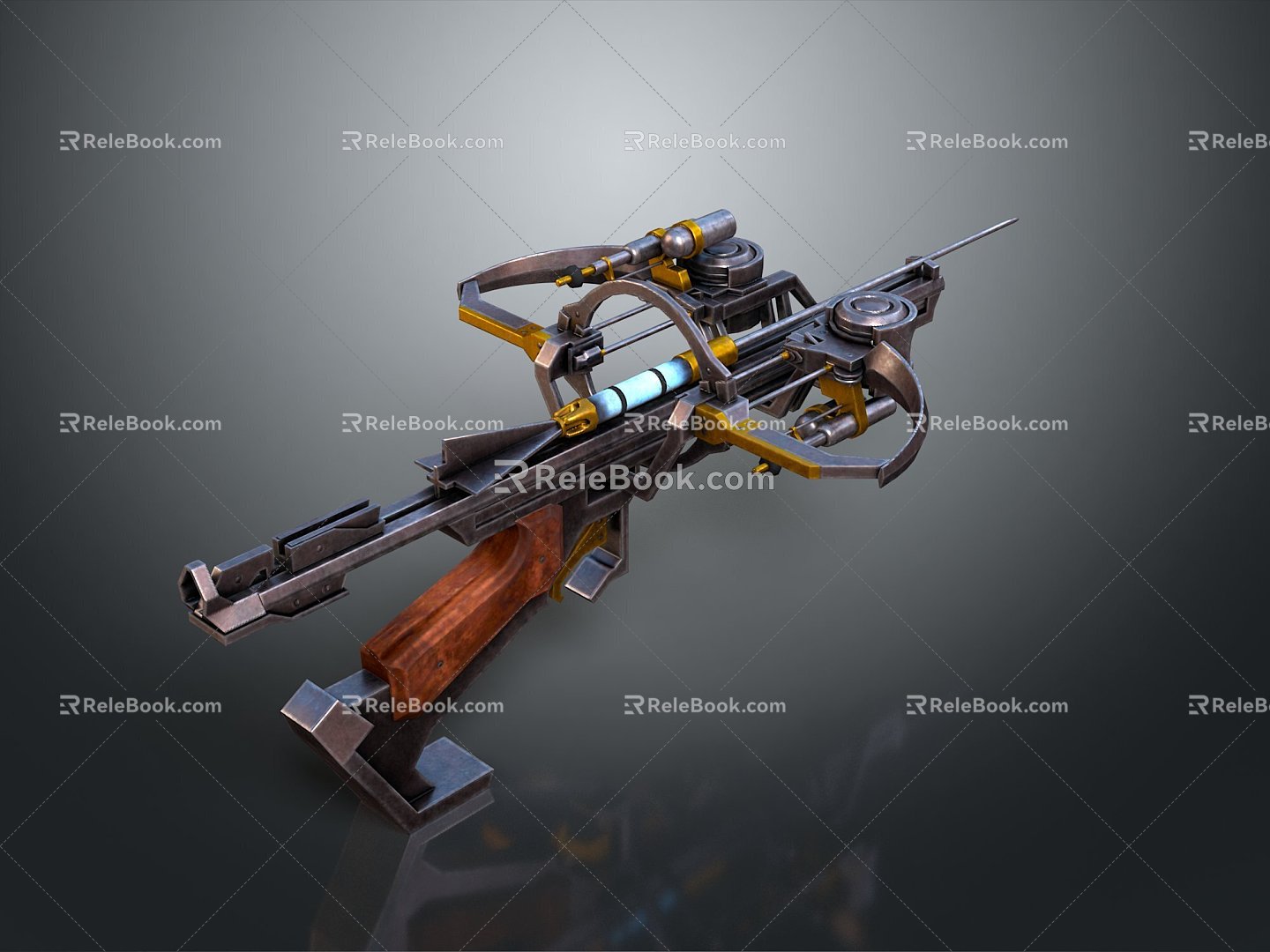 Crossbow Crossbow Crossbow Crossbow Mechanical Crossbow Shift Bow and Arrow Shoot Far Equipment Weapons High-tech Crossbow 3d model