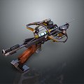 Crossbow Crossbow Crossbow Crossbow Mechanical Crossbow Shift Bow and Arrow Shoot Far Equipment Weapons High-tech Crossbow 3d model