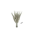 Elegant White Flower Arrangement in Clear Glass Vase for Home Decor