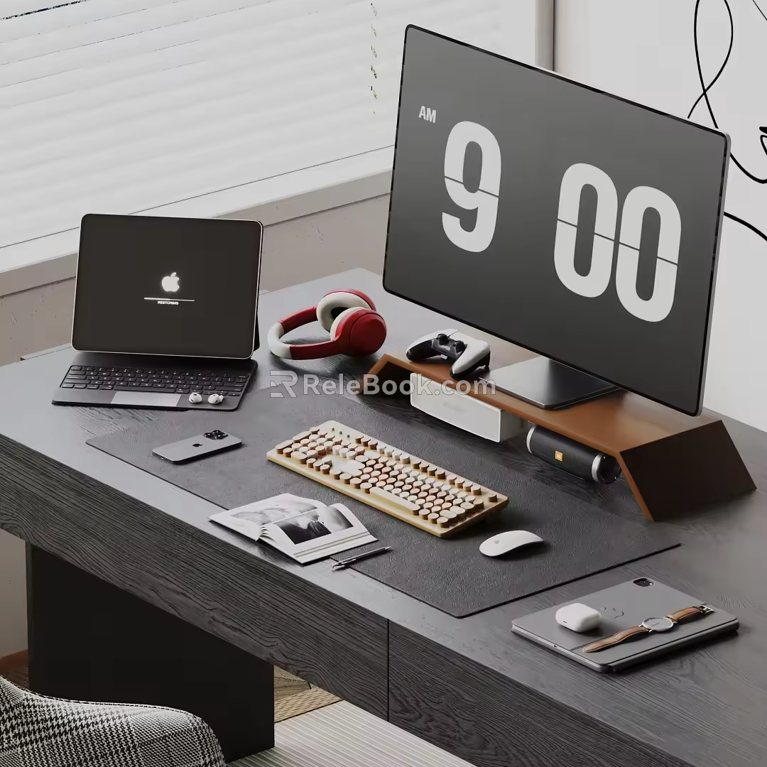 modern computer 3d model