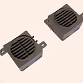 24V DC Electric Fans with RATED 24VDC and FLOW 45CFM Specifications