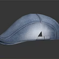 Stylish Blue Denim Hat With Soft Texture For Casual Everyday Wear