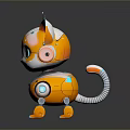 Mechanical Cat Toy Cat Cartoon Cat Robot Cat Anime Character Cartoon Character Cat Warrior 3d model
