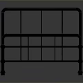 Black Metal Bed Frame With Simple Modern Design And Sturdy Structure