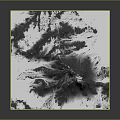 Detailed 3D Snowy Mountain Terrain with Mountain Ranges and Snow Covered Peaks
