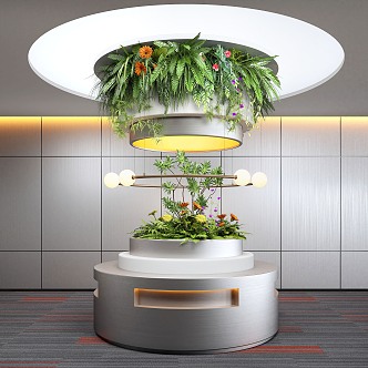 Modern Indoor Landscape Landscaping Landscape Setches Indoor Landscape Indoor Landscape Bryophytes Plant Heap 3d model