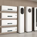 Modern Air Conditioners And Fans With Wall Mounted And Standing Designs For Home Use