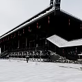 Chinese Architecture Snow Architecture of Han Dynasty 3d model
