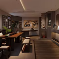 Traditional Chinese Style Jewelry Store Interior With Wooden Displays And Decorative Ornaments