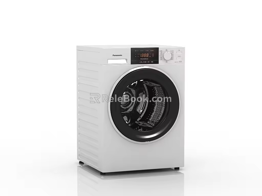 Modern washing machine drum washing machine 3d model