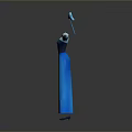 Fashionable Elegant Blue Long Dress With Bow Decoration And Classic Design