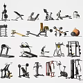 Various Types of Fitness Equipment for Home Gym Including Treadmills Dumbbells and Exercise Machines