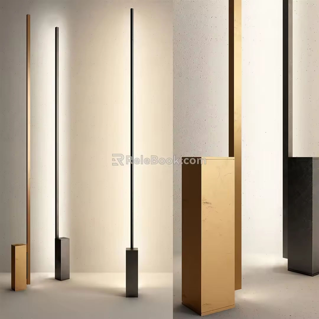 Modern floor lamp 3d model