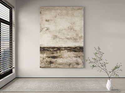 Quiet Decorative Painting 3d model