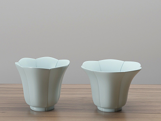 Modern Cup Petal Cup 3d model