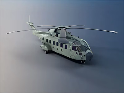 Modern Commercial Passenger Airplane With Aerodynamic Design And Efficient Engines 3d model