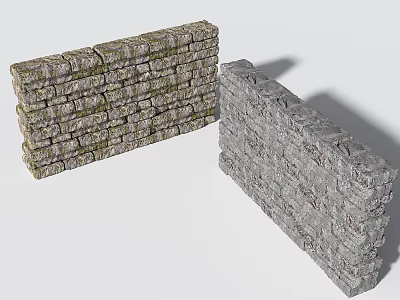 Natural block stone wall rubble stone wall stone masonry stone cube stone combination landscape stone rock block stone combination rock block 3d model