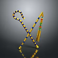 Scepter Ancient Scepter Cane Ancient Scepter Magic Scepter Metal Scepter Classical Scepter Magic Scepter 3d model