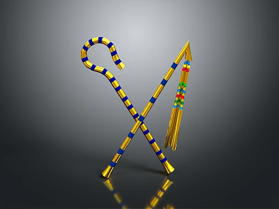 Scepter Ancient Scepter Cane Ancient Scepter Magic Scepter Metal Scepter Classical Scepter Magic Scepter 3d model