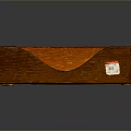 Orange Wooden Rectangular Tray With Smooth Surface For Daily Household Use