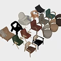 Modern Accent Chairs With Multiple Colors And Designs For Living Room Interior