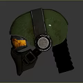 Sci-Fi Helmet Alien Helmet High Tech Helmet Game Helmet 3d model