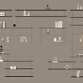 Nordic Storage Rack 3d model