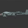 Gray Military Space Plane Model With Twin Engines Shark Mouth And Wing Mounts